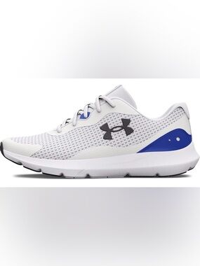 NWT UNDER ARMOUR SURGE 3 White/Team Royal 3024883-112 Running Shoes Sneakers 13